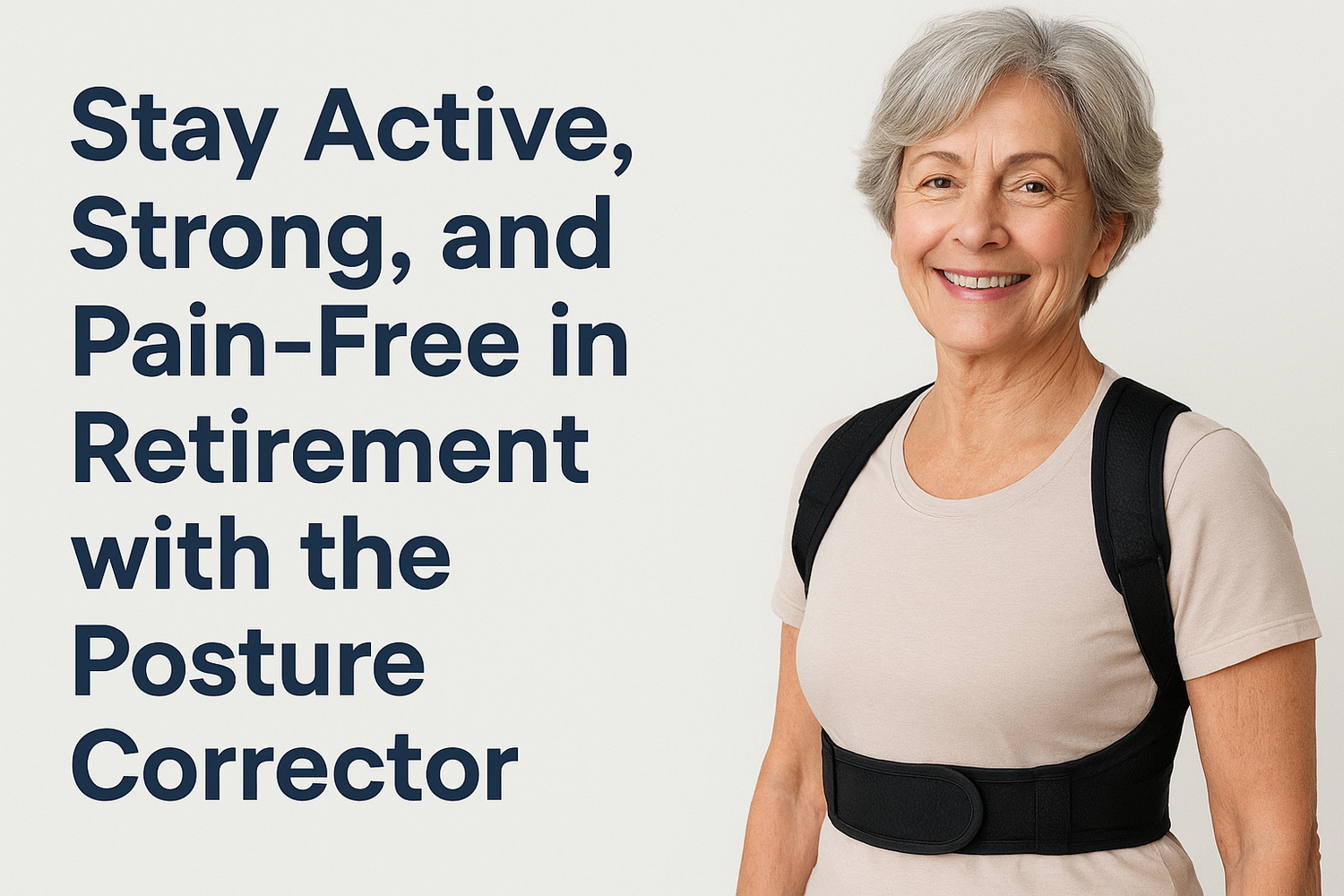 Stay Active, Strong, and Pain-Free in Retirement with the Posture Corrector