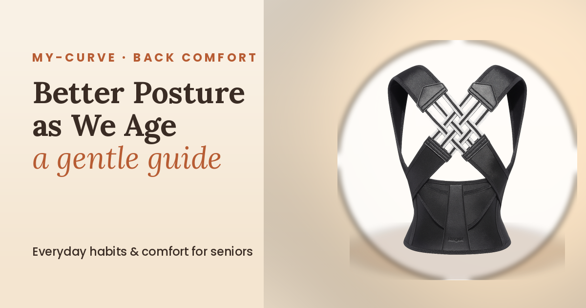 Better Posture as We Age: A Gentle Guide to Back Comfort for Seniors