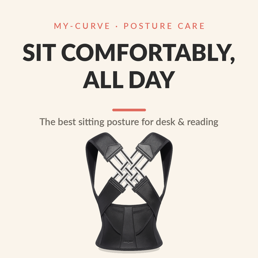 Sit comfortably all day — best sitting posture guide by my-curve