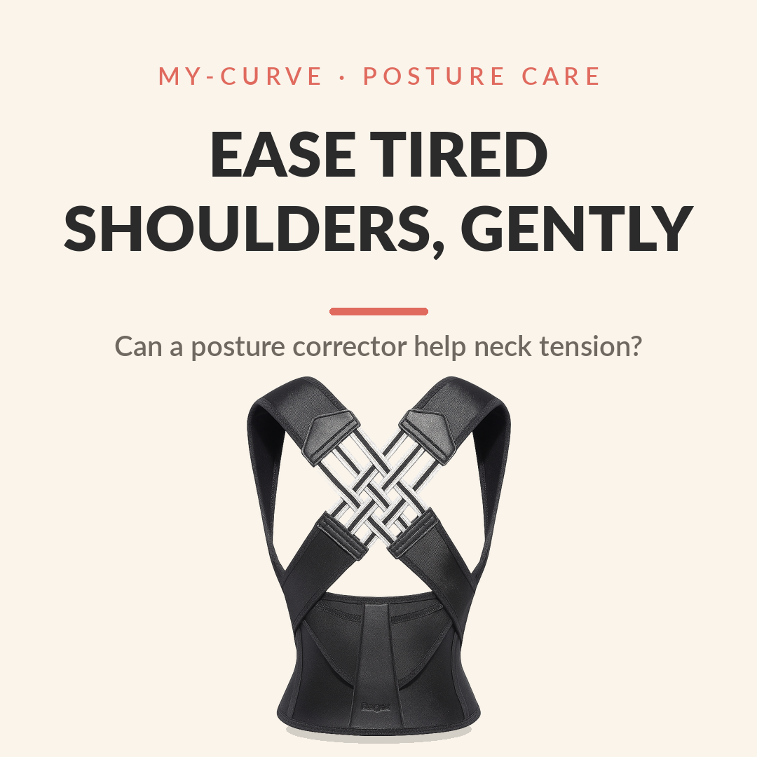 Ease tired shoulders gently — posture corrector for neck and shoulder tension