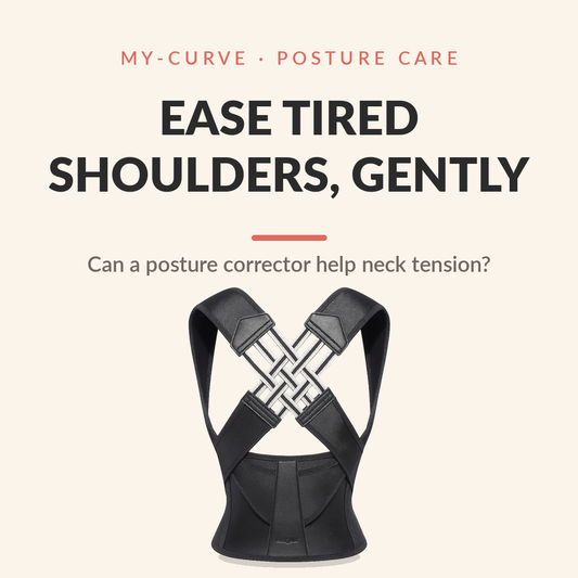 Ease tired shoulders gently — posture corrector for neck and shoulder tension