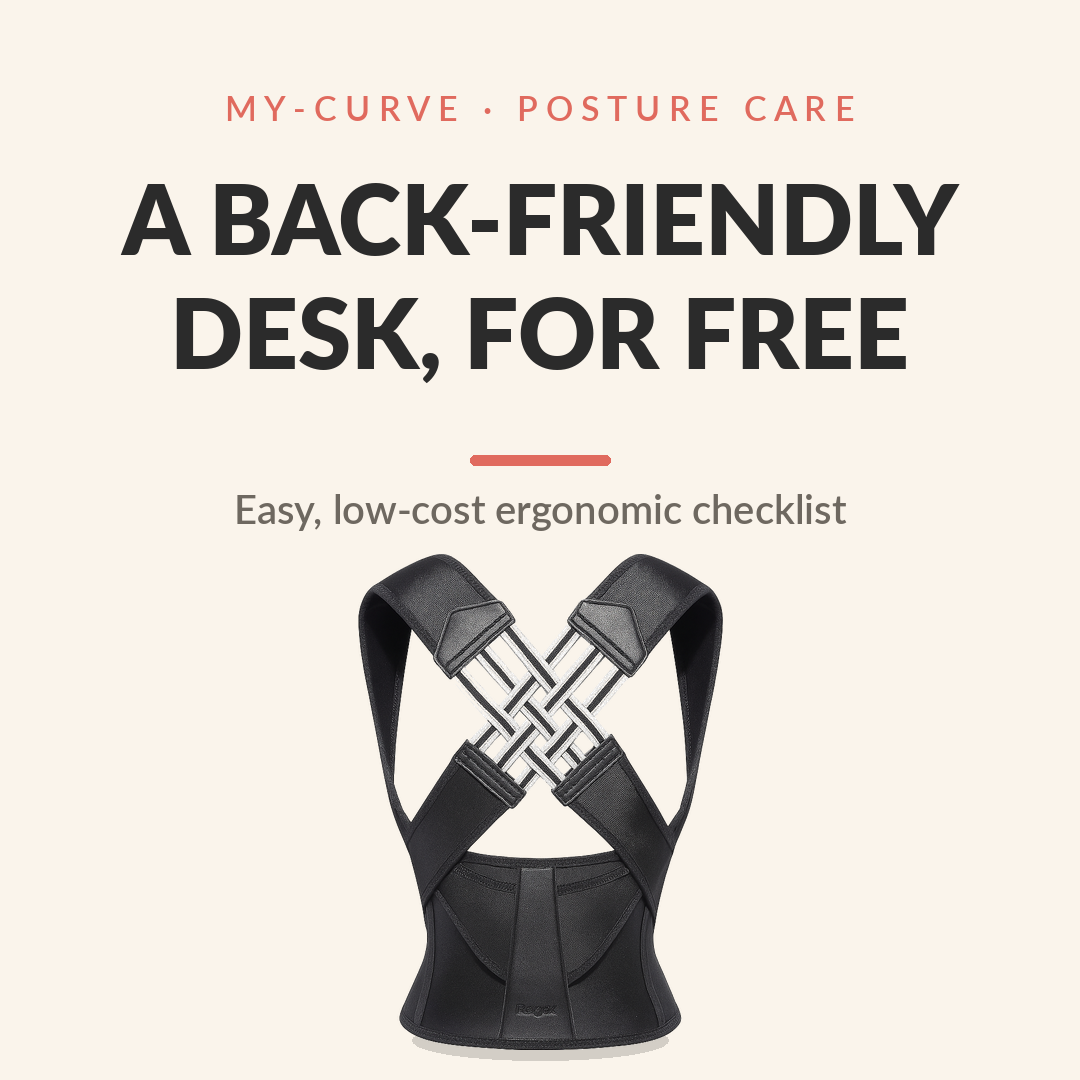 A back-friendly desk, for free — ergonomic desk setup checklist