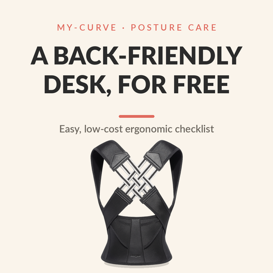 A back-friendly desk, for free — ergonomic desk setup checklist