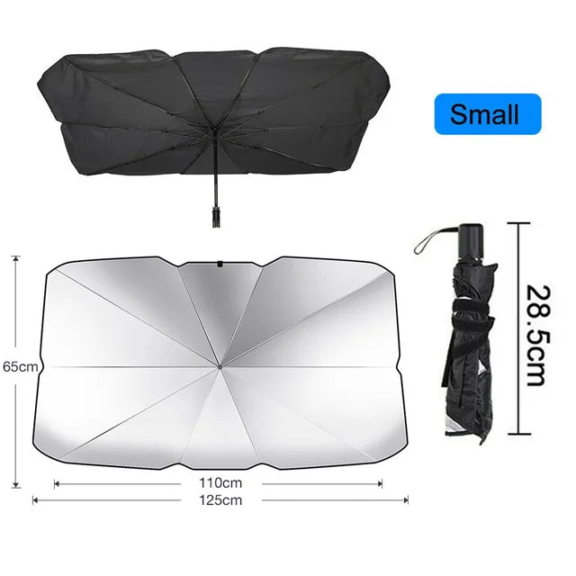 Car Sunshade Umbrella – Foldable Windshield Sun Protection for Heat & UV