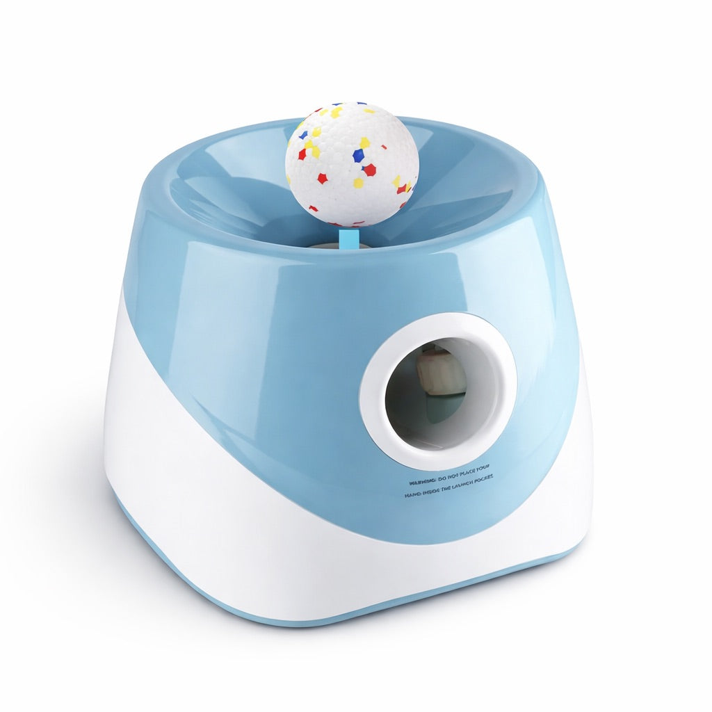 The automatic ball launcher that teaches your dog to play fetch - all by themselves.