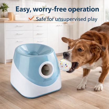 The automatic ball launcher that teaches your dog to play fetch - all by themselves.