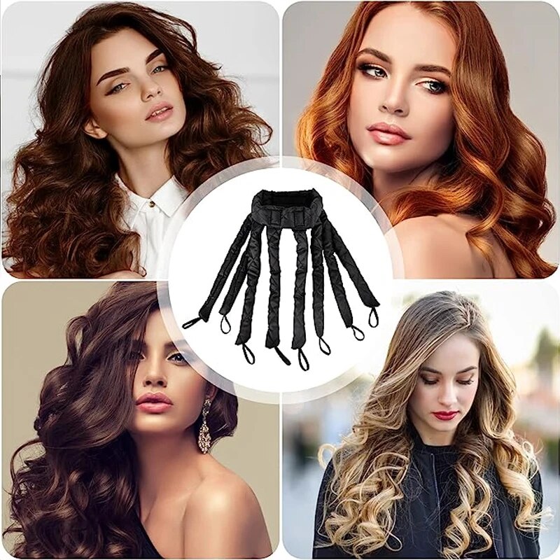 Heatless Hair Curler – Soft, No-Heat Curling Rod for Effortless Curls