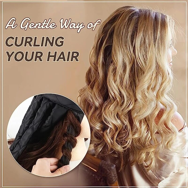 Heatless Hair Curler – Soft, No-Heat Curling Rod for Effortless Curls