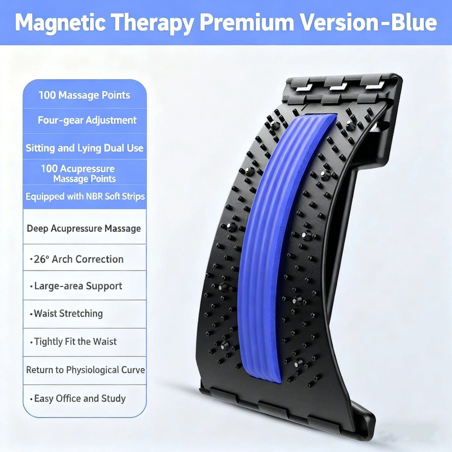 Back Stretcher - Gentle Lumbar Relief for Your Aching Lower Back