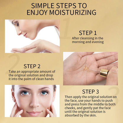100 ml 24-Karat-Gold-Gesichtsserum – Anti-Aging, Feuchtigkeitsspendend und Hautstraffend