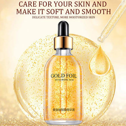 100 ml 24-Karat-Gold-Gesichtsserum – Anti-Aging, Feuchtigkeitsspendend und Hautstraffend