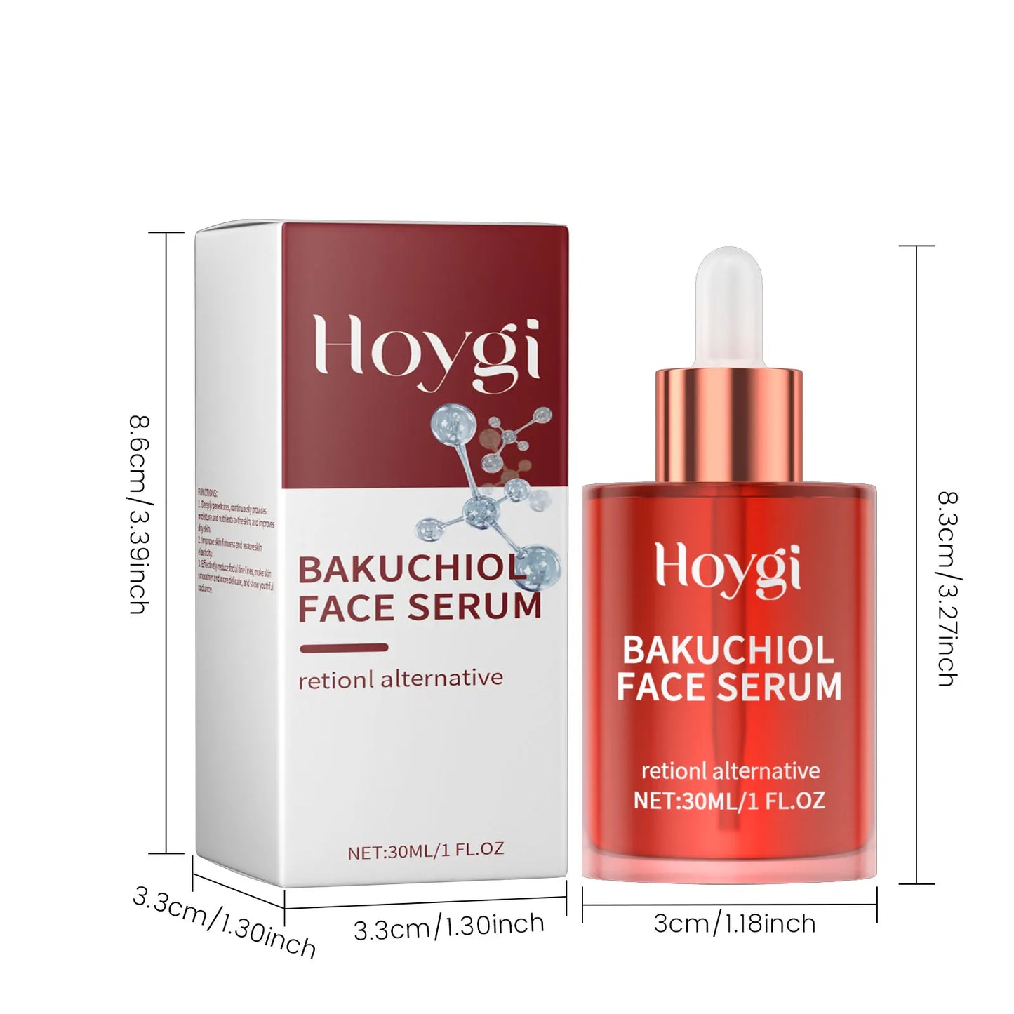 Bakuchiol Gesichtsserum – Straffende, aufhellende und feuchtigkeitsspendende Retinol-Alternative