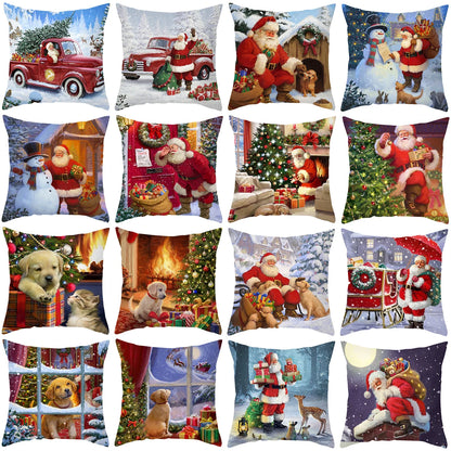 Stilvolle Weihnachtskissenbezüge | Festliche Kissen für die Weihnachtsdekoration