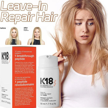 K18 Leave-In Molecular Repair Hair Mask – Intensive Bond Repair for Damaged Hair