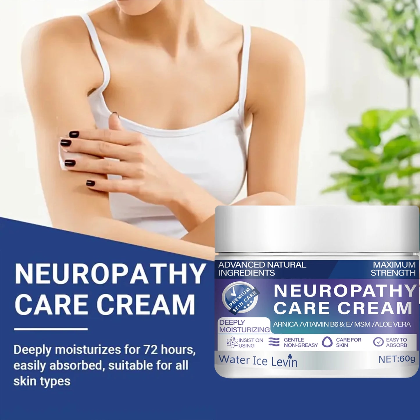 Soothing Relief Cream — Warming Comfort for Tired Hands, Feet & Aching Joints