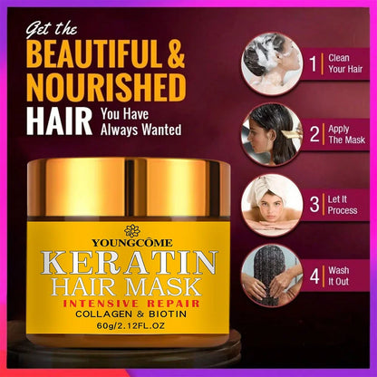 Biotin &amp; Collagen Haarreparaturmaske