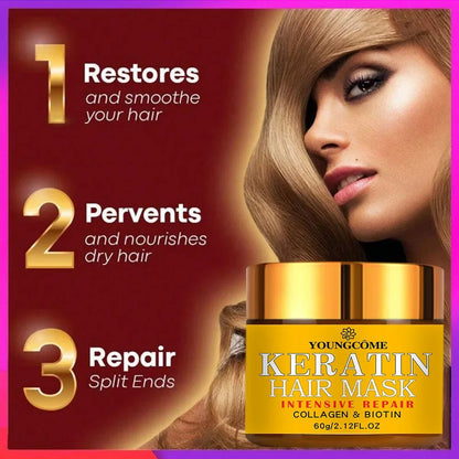 Biotin &amp; Collagen Haarreparaturmaske
