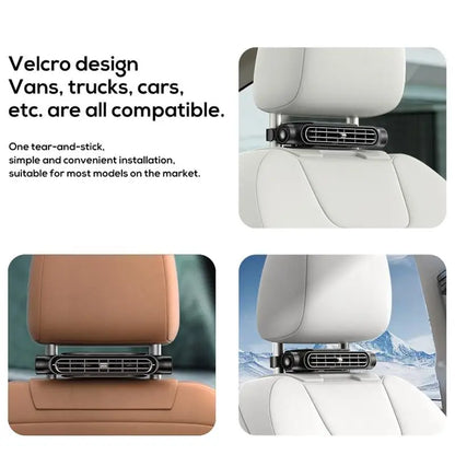 USB Car Seat Fan – Portable Cooling Fan for Backseat Passengers