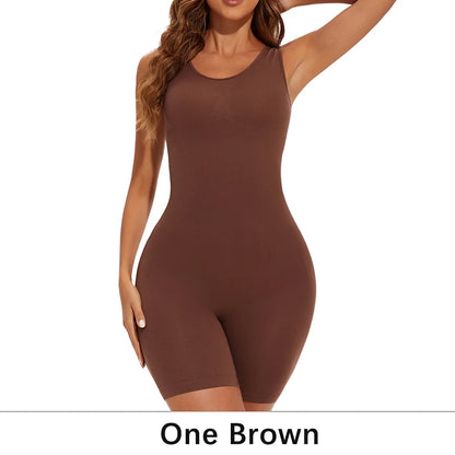 Seamless Bodysuit Shapewear Tummy Control