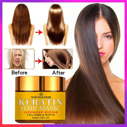 Biotin &amp; Collagen Haarreparaturmaske