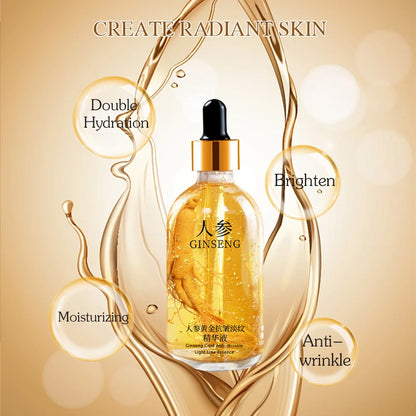 100 ml 24-Karat-Gold-Gesichtsserum – Anti-Aging, Feuchtigkeitsspendend und Hautstraffend