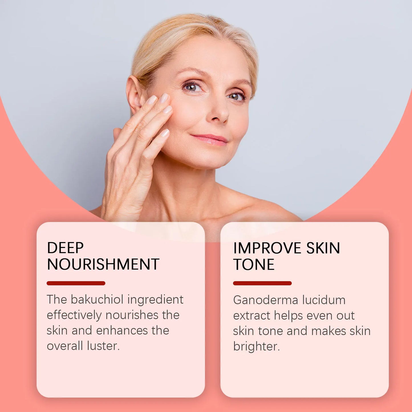 Bakuchiol Gesichtsserum – Straffende, aufhellende und feuchtigkeitsspendende Retinol-Alternative