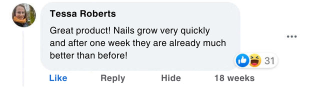 Product review on a platform with user comment and engagement metrics