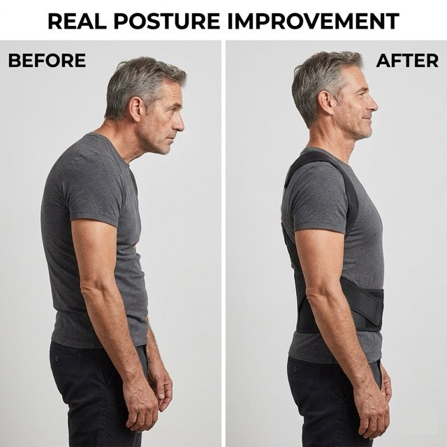 Posture Corrector Brace - Stand Tall and Pain-Free Again - In Just 30 Days
